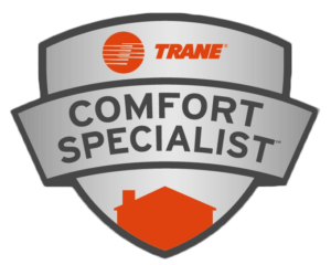 Trane comfort specialist certification badge